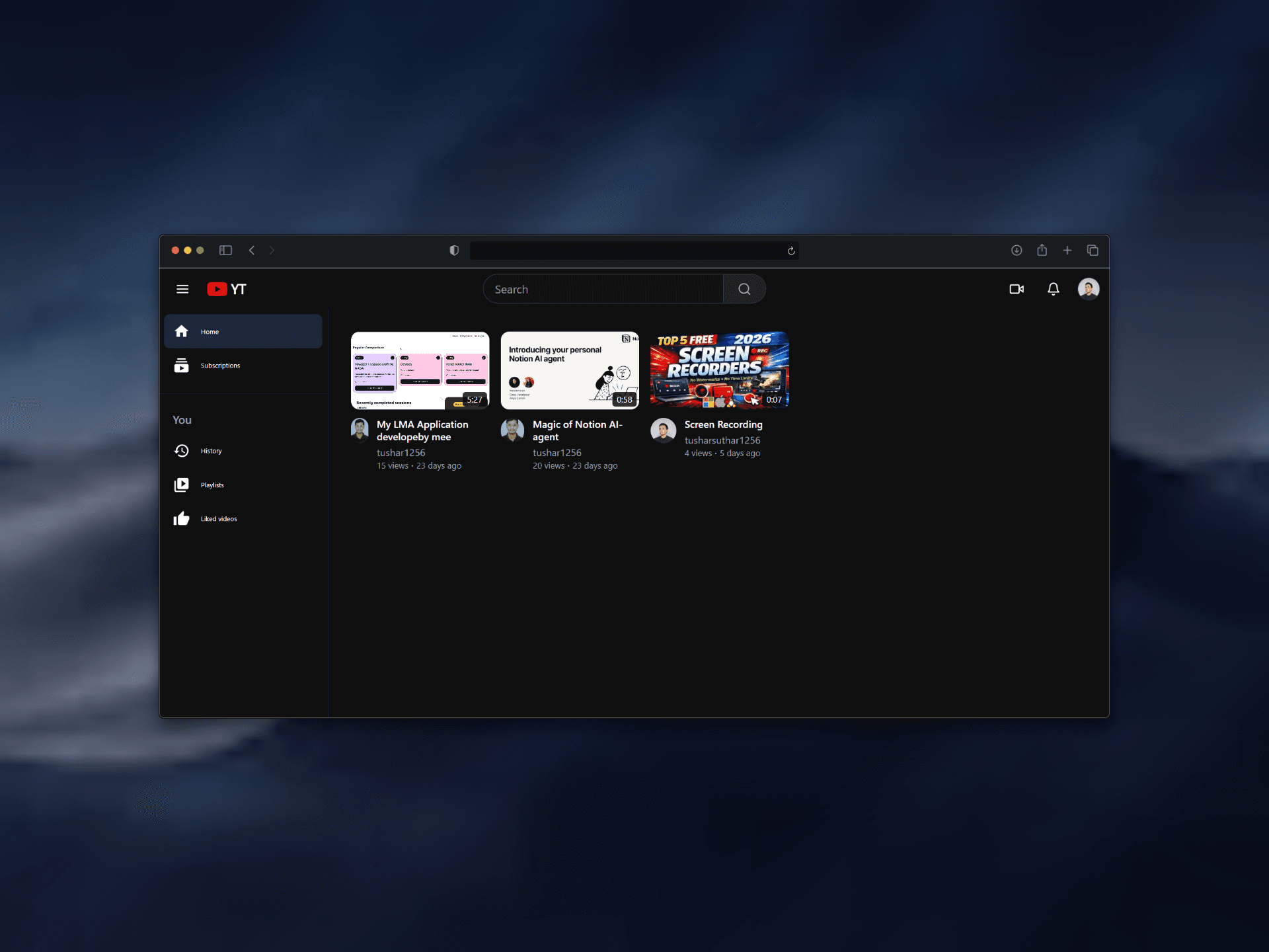 🎬 YT — Full-Stack Video Streaming Platform - Media 1