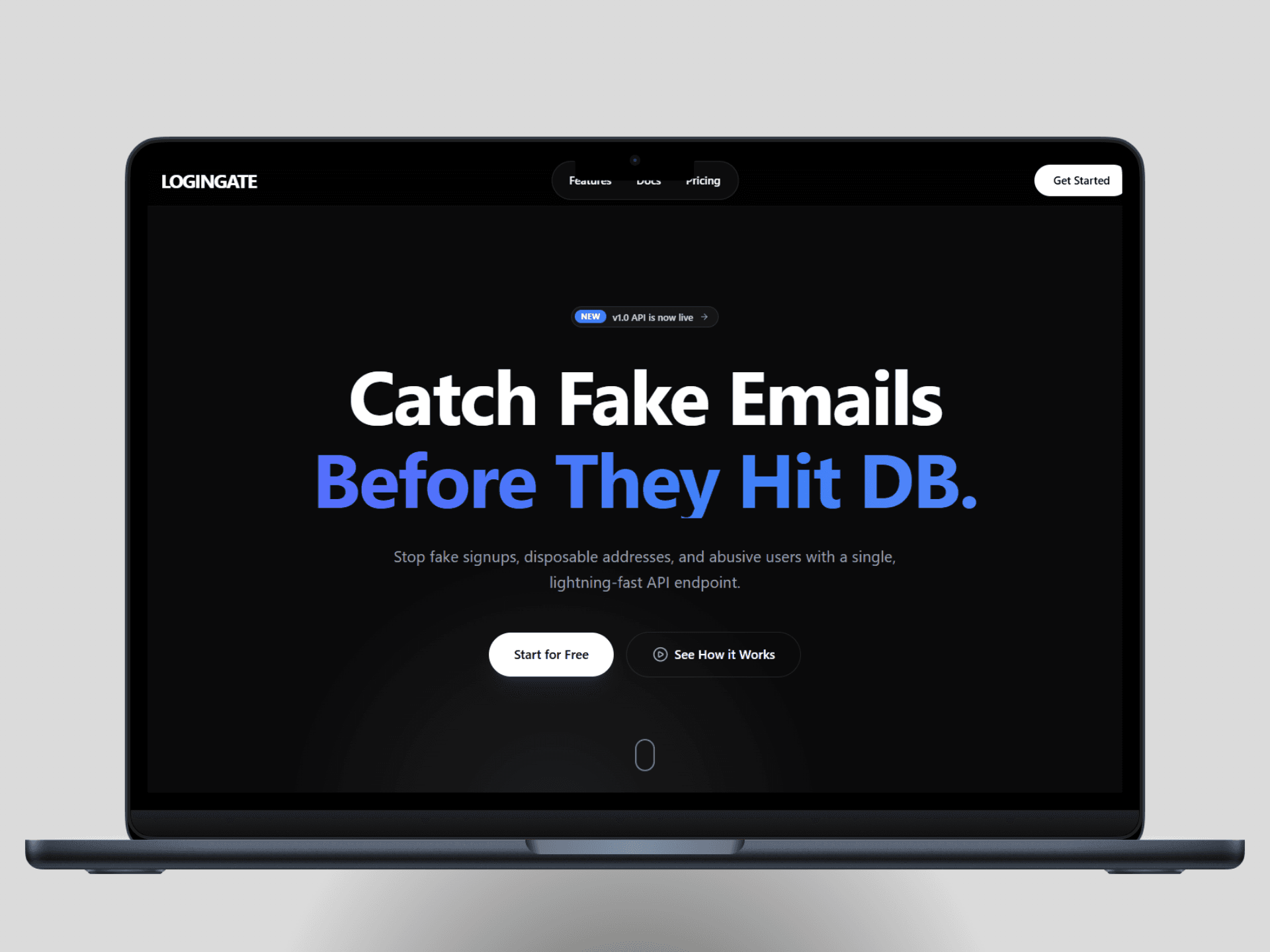 🔐 LOGINGATE: An Temproary Email Protection SAAS - Media 1