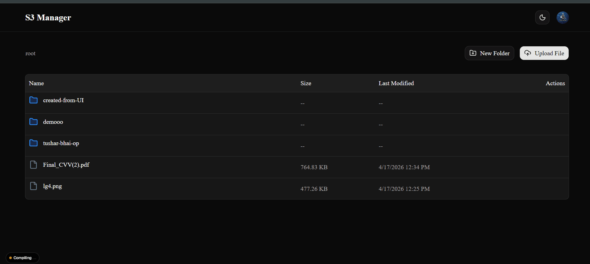 📂 S3-Manager: AWS S3 Cloud Dashboard - Media 1